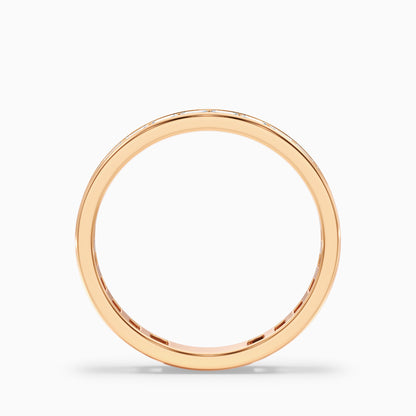 Ellora Channel Set Baguette Eternity Lab Grown Diamond Wedding Band