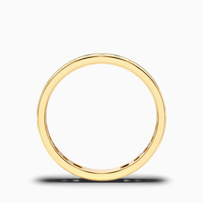Ellora Channel Set Baguette Eternity Lab Grown Diamond Wedding Band