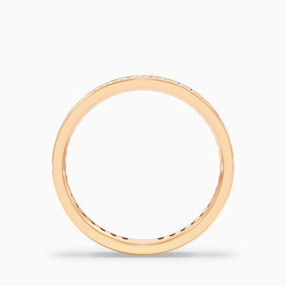 Anora Channel Set Round Cut Eternity Lab Grown Diamond Wedding Band