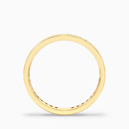 Anora Channel Set Round Cut Eternity Lab Grown Diamond Wedding Band
