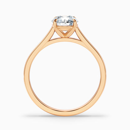 Anaya 5 Carat Round Cut Solitaire Moissanite Diamond Ring in 925 Sterling Silver