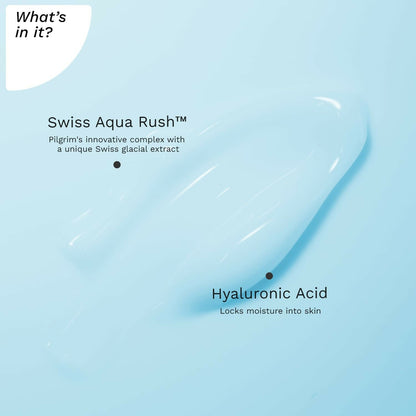 Pilgrim Swiss Aqua Rush 120H Moisturizer Strengthens skin barriers, Plump &amp; glowing skin