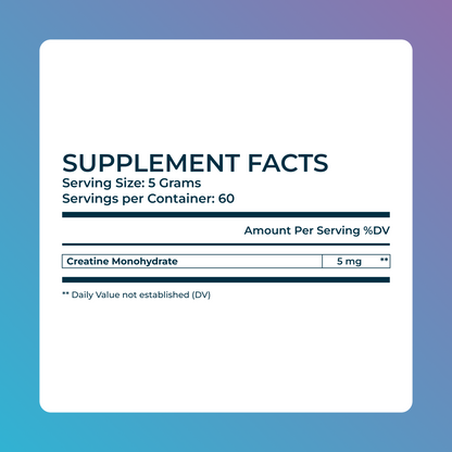 Clarity Micronized Creatine Monohydrate by SensIQ