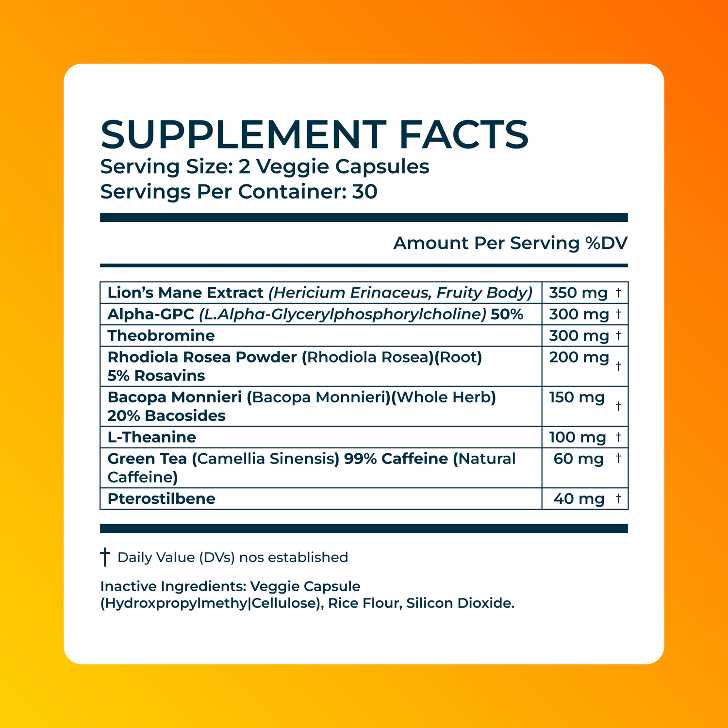 Focus Supplement for Mental Clarity and Concentration by SensIQ