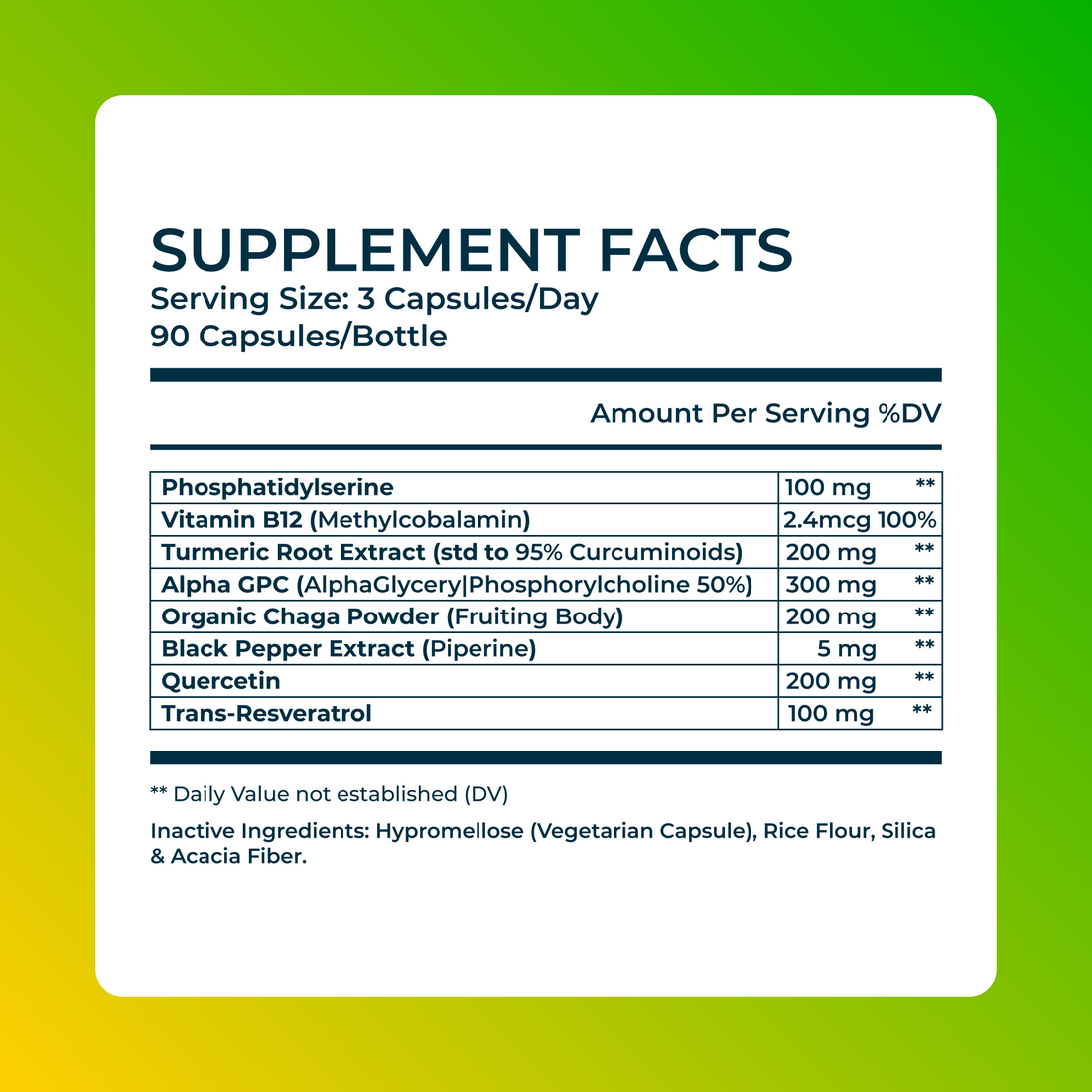 Longevity Supplement for Brain Health by SensIQ