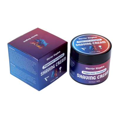 WhollyKaw Warrior Kingdom Luxury Shaving Cream - Peppermint Eucalyptus by Pasteur Pharmacy