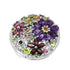 4.02 Carat Genuine Multi Stones .925 Sterling Silver Ring  DestGlow