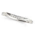 14k White Gold Unique Graduated Style Diamond Wedding Band (1/10 cttw) by Bids.com