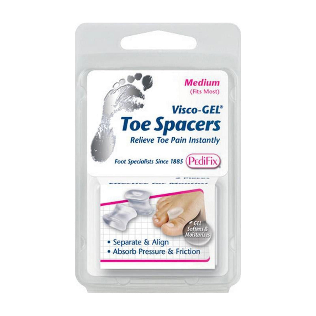 PediFix Small Toe Spacers - 2 pieces by Pasteur Pharmacy