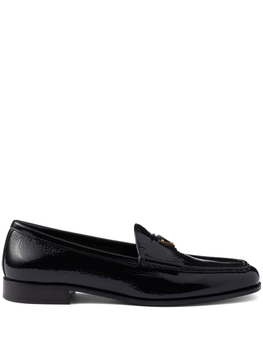 Prada Women Patent Leather Loafers - DestGlow