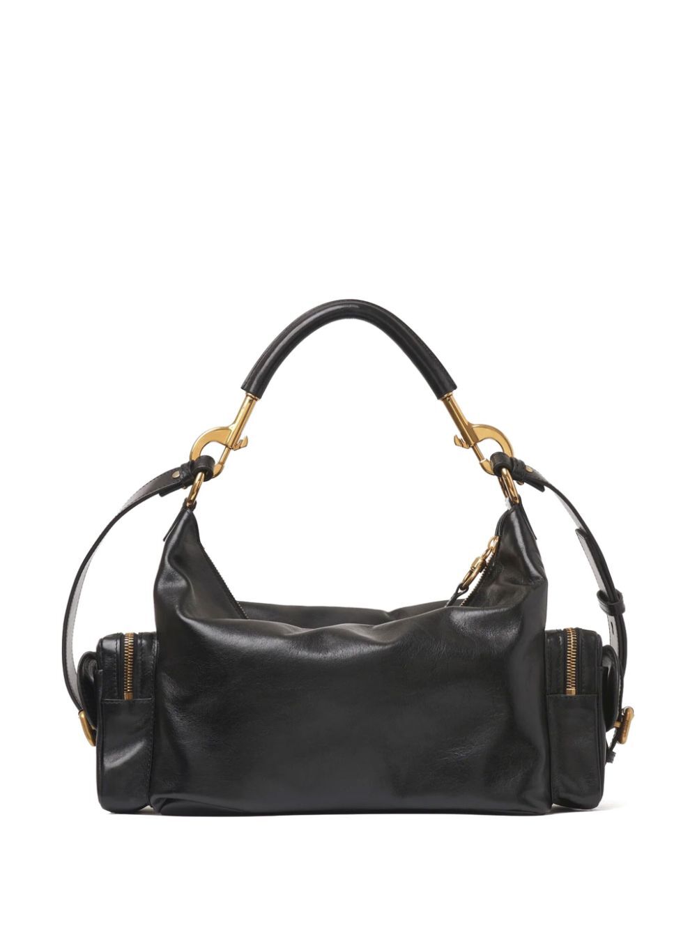 Chloe Women Shiny Leather Camera Bag by Luosophy