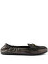 Prada Women Deconstructed And Flexible Nappa Leather Loafers by Luosophy