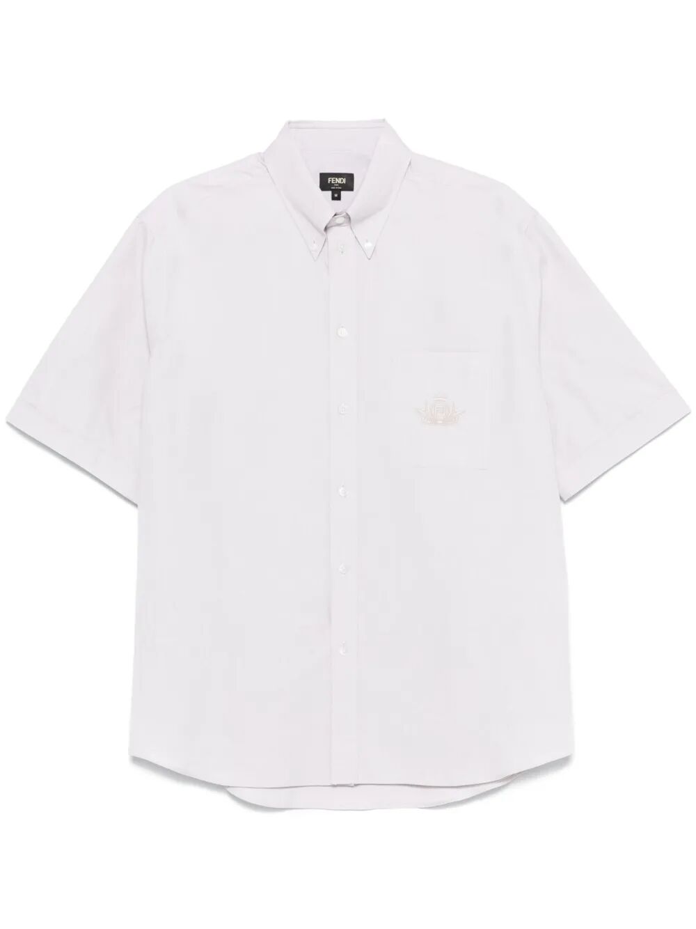 Fendi Men Fendi Crest Oxford Cotton Shirt by Luosophy