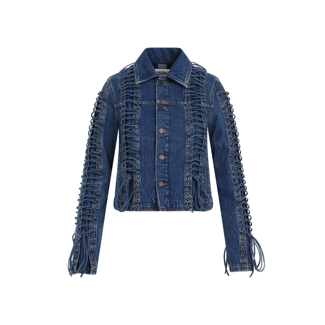 Jean Paul Gaultier Corset Denim Jacket Women by Luosophy