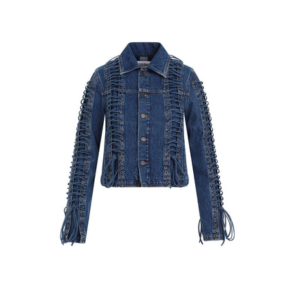 Jean Paul Gaultier Corset Denim Jacket Women by Luosophy