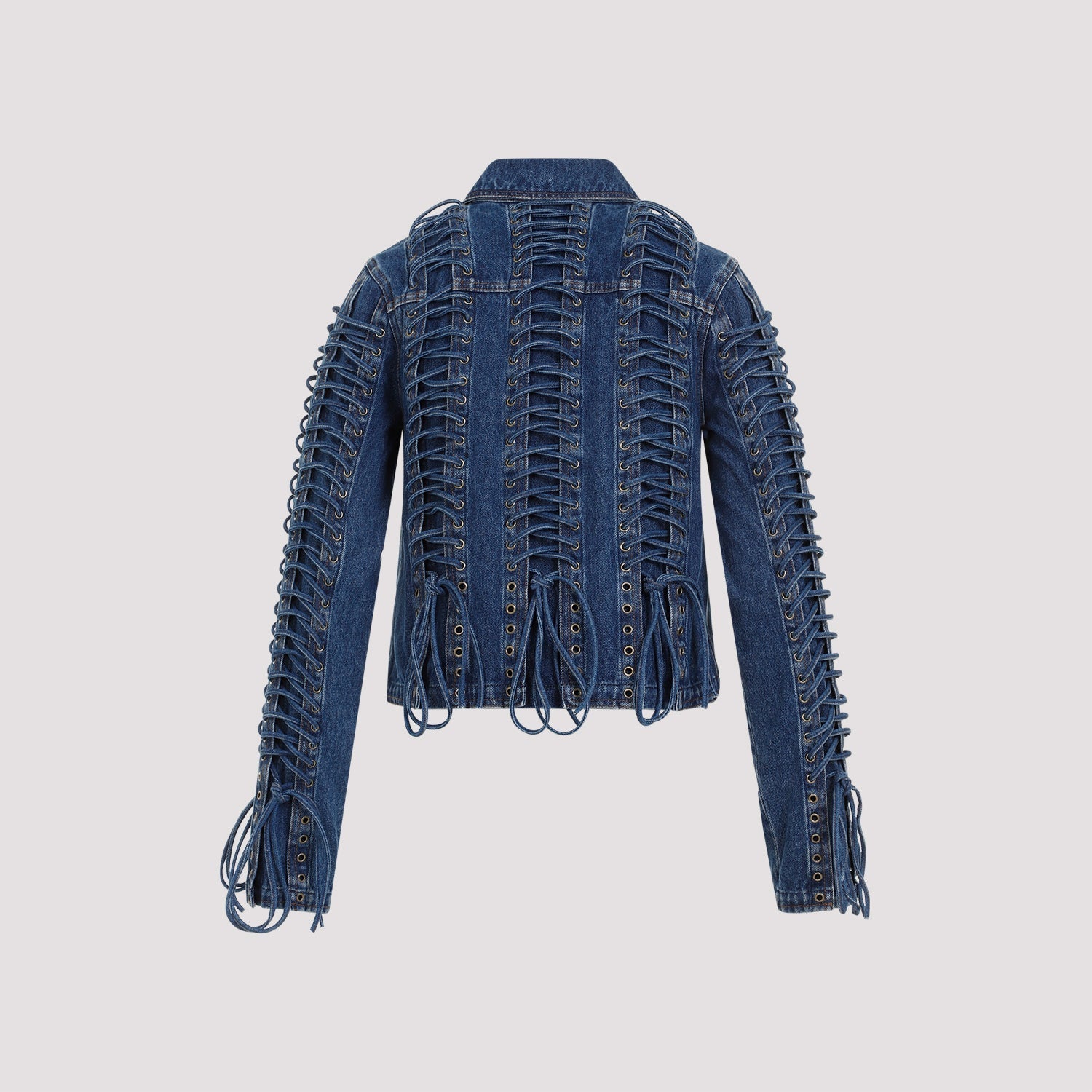 Jean Paul Gaultier Corset Denim Jacket Women by Luosophy