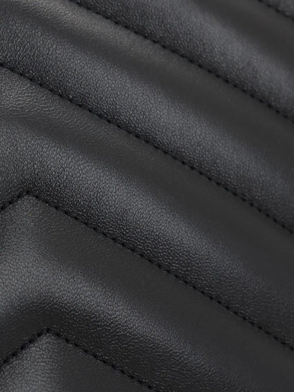 Saint Laurent Women New Loulou Large Bag In Matelassé Lambskin by Luosophy