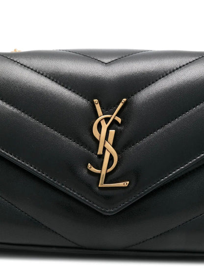 Saint Laurent Women Loulou Small Bag In Matelassé Lambskin by Luosophy
