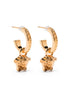 Versace Women La Medusa Greca Hoop Earrings by Luosophy