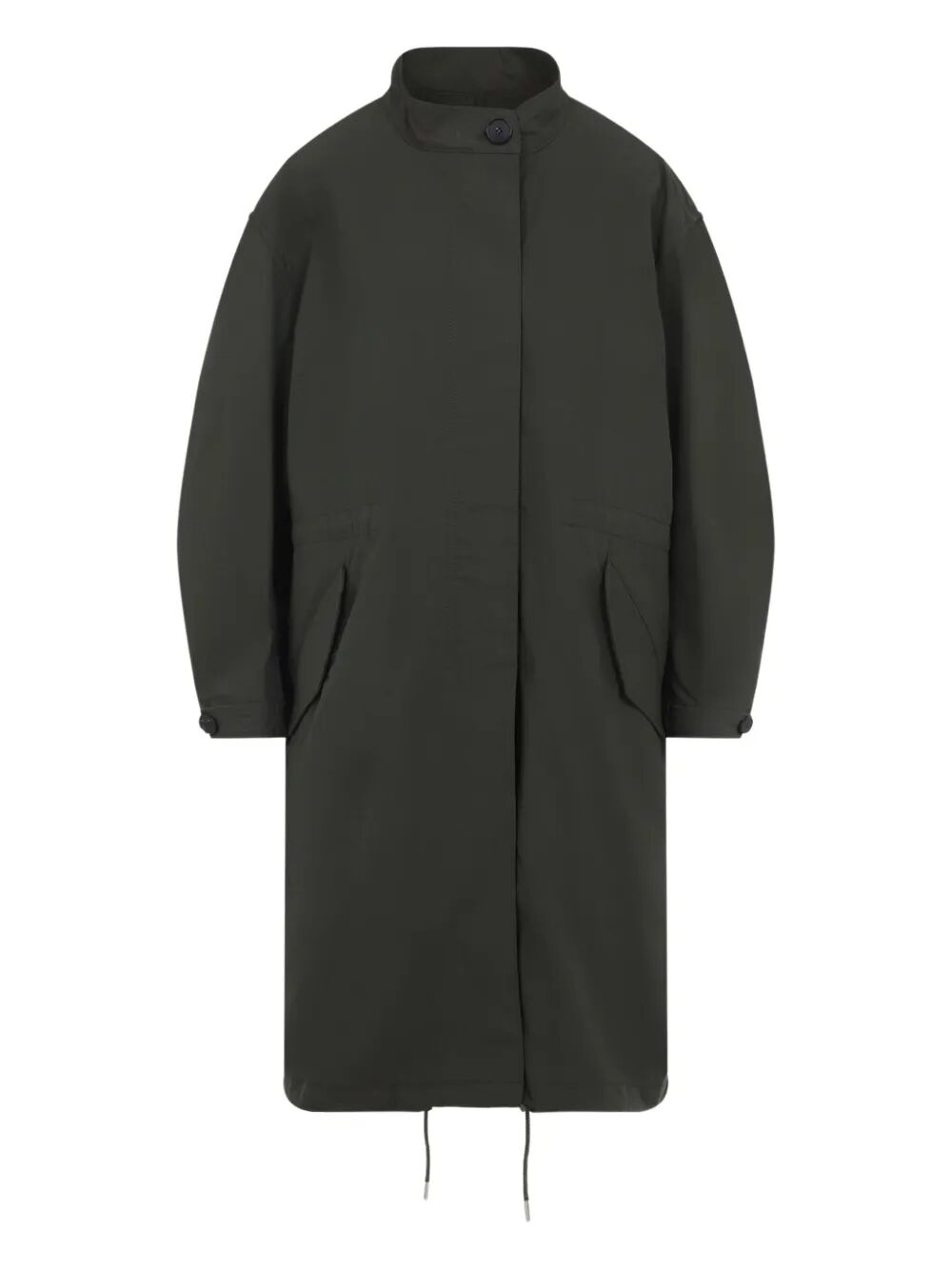 Givenchy Women Cotton Parka With Givenchy Stamp Print by Luosophy