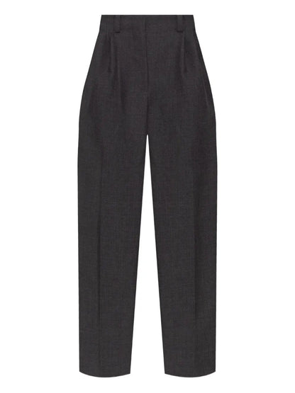 Givenchy Women Pleated Wool Trousers by Luosophy