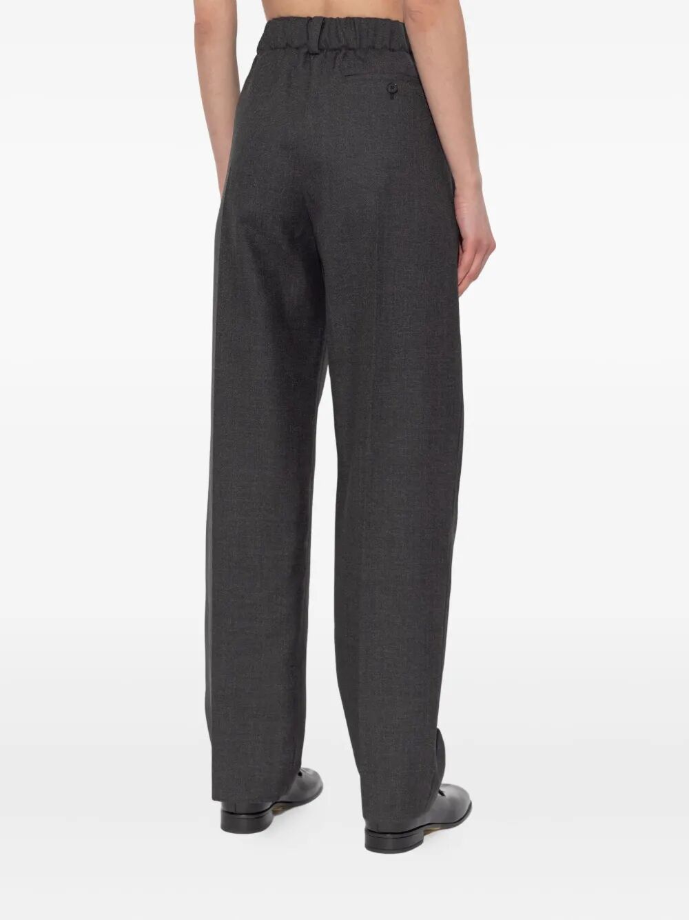 Givenchy Women Pleated Wool Trousers by Luosophy