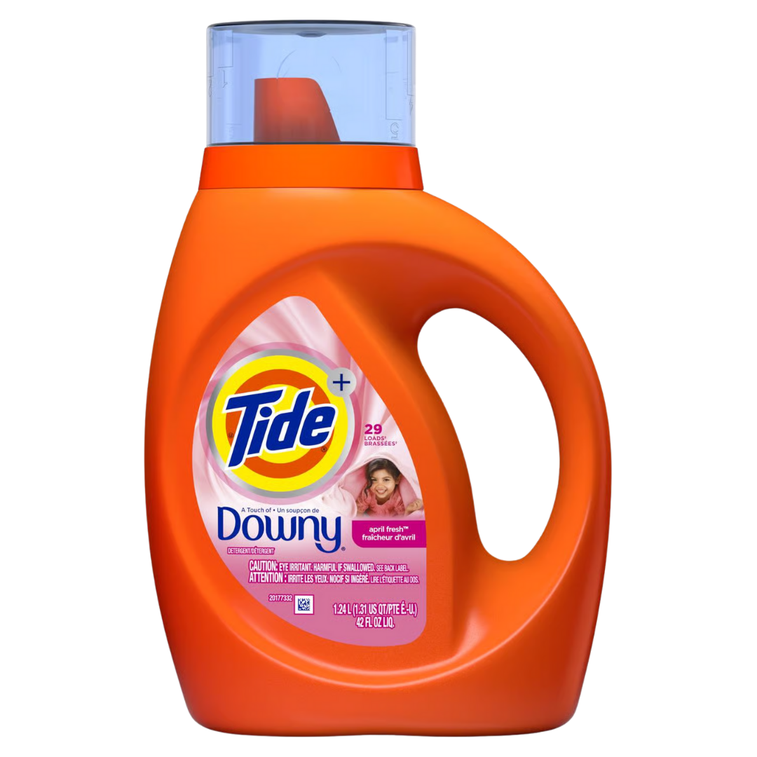Tide Plus Downy April Fresh Liquid Laundry Detergent (42oz) by Farmacias Savia