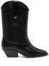 Isabel Marant Women Duerto Leather Cowboy Boots by Luosophy