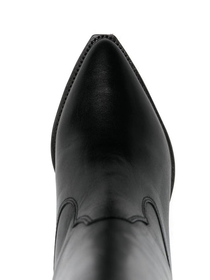 Isabel Marant Women Duerto Leather Cowboy Boots by Luosophy