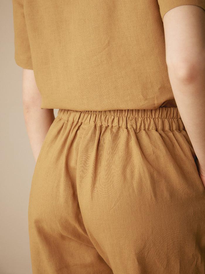 100% Linen Two-Piece Casual Linen Tracksuit COLLEEN by LINTICO