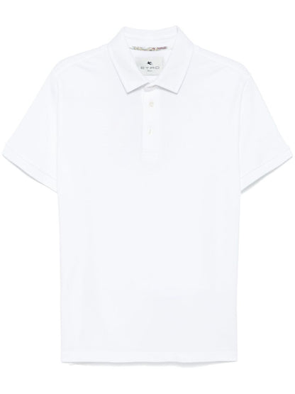 Etro Men Pegaso-Embroidered Polo Shirt by Luosophy