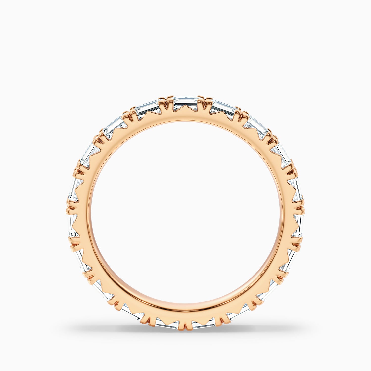 Keziah Emerald Cut Full Eternity Lab Grown Diamond Wedding Band