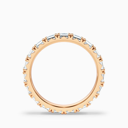 Keziah Emerald Cut Full Eternity Lab Grown Diamond Wedding Band
