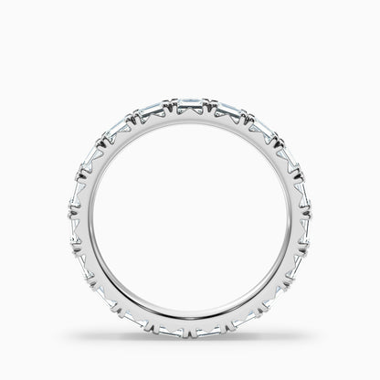 Keziah Emerald Cut Full Eternity Lab Grown Diamond Wedding Band