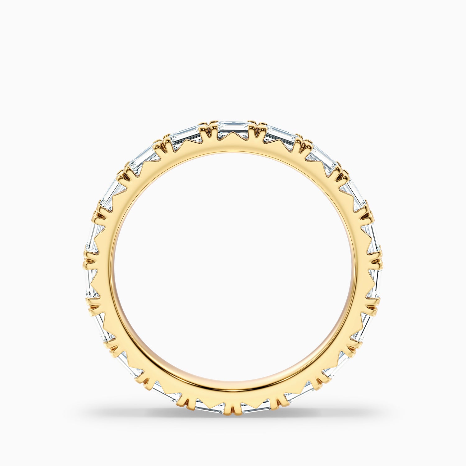 Keziah Emerald Cut Full Eternity Lab Grown Diamond Wedding Band