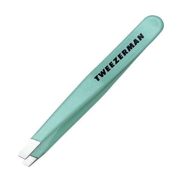 Tweezerman Stainless Mini Slant Tweezer Green Tea by Pasteur Pharmacy