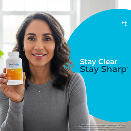 Focus Supplement for Mental Clarity and Concentration by SensIQ