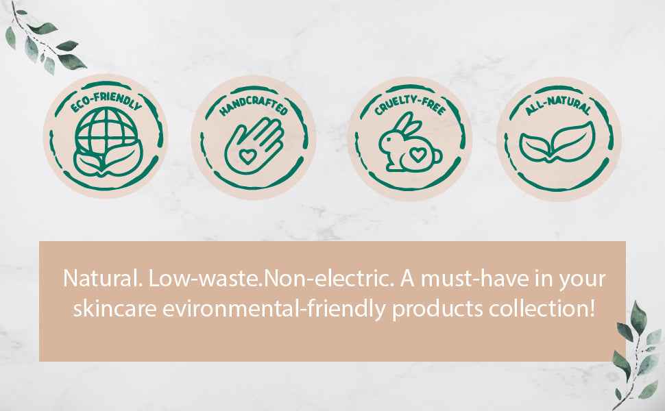 Facial Brush with Bamboo Handle