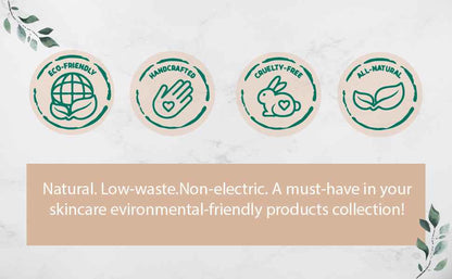 Facial Brush with Bamboo Handle