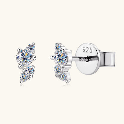 Pure Sterling Silver Sparkala™ Stud Earrings - DestGlow
