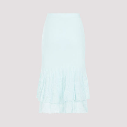 Bottega Veneta Cotton Midi Skirt Women by Luosophy