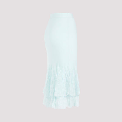 Bottega Veneta Cotton Midi Skirt Women by Luosophy