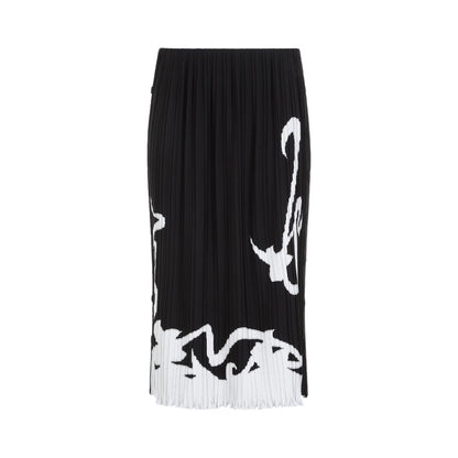 Lanvin Pleated Long Skirt Women by Luosophy