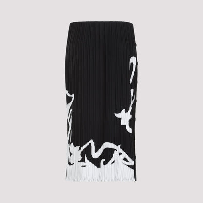 Lanvin Pleated Long Skirt Women by Luosophy