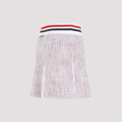 Thom Browne Mini Box Pleated Skirt Women by Luosophy