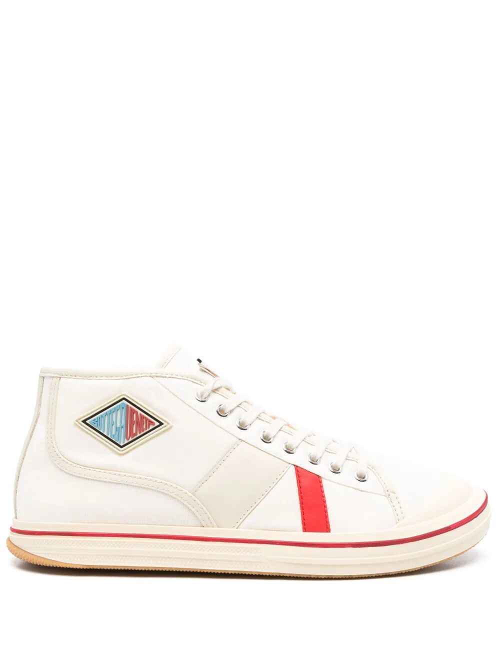 Bottega Veneta Men Eliot Mid-Top Canvas Sneakers by Luosophy