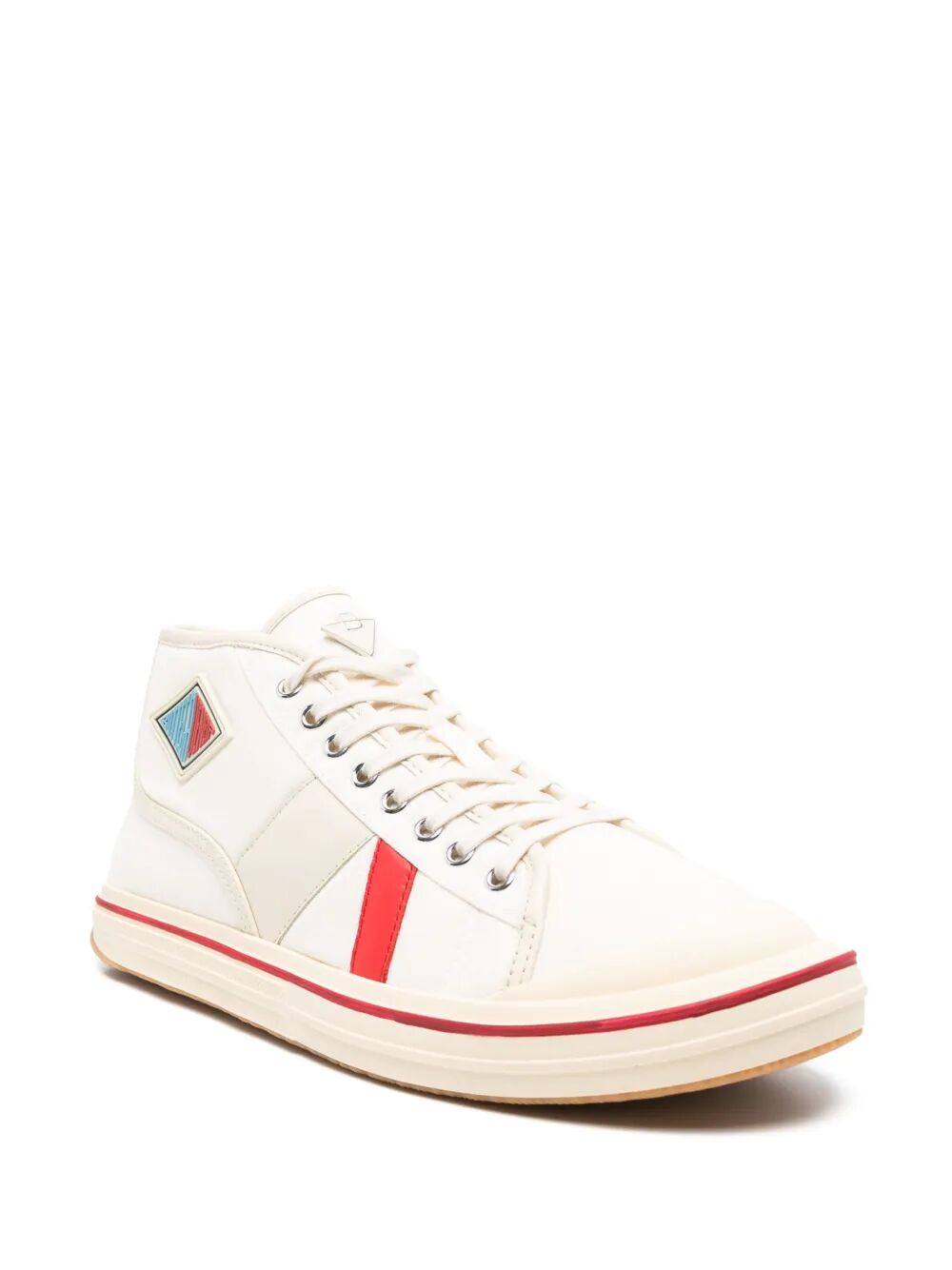 Bottega Veneta Men Eliot Mid-Top Canvas Sneakers by Luosophy