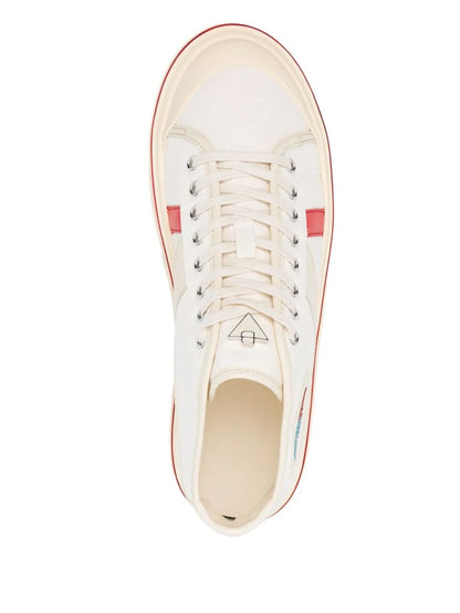 Bottega Veneta Men Eliot Mid-Top Canvas Sneakers by Luosophy