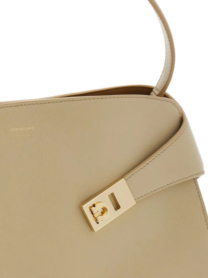 Ferragamo Women Hug Soft Medium Bicolor Shoulder Bag by Luosophy