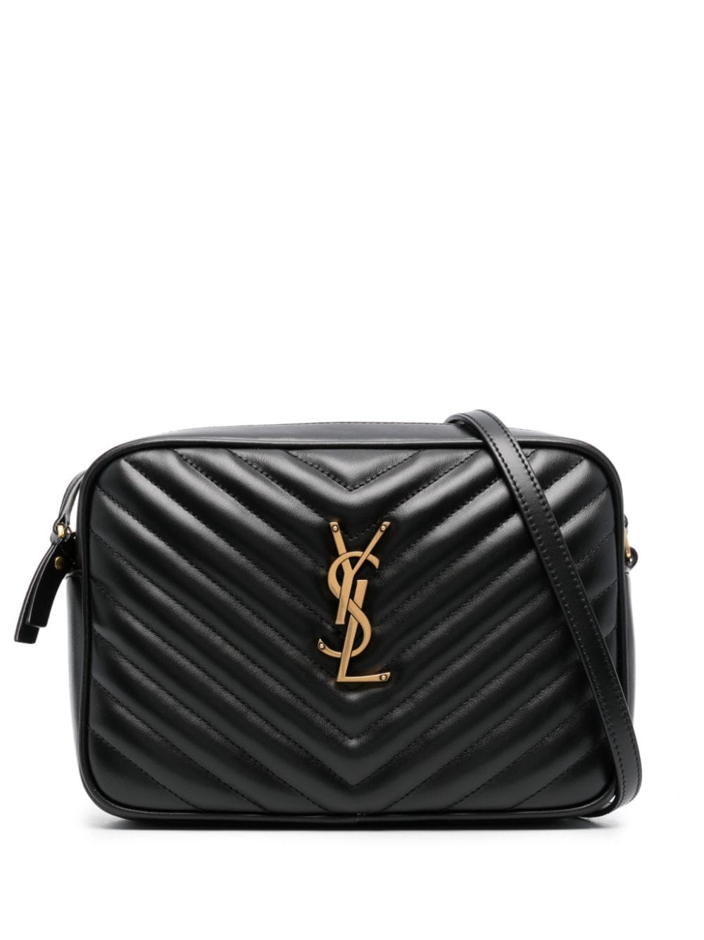 Saint Laurent Women Quilted Leather Lou Camera Bag by Luosophy
